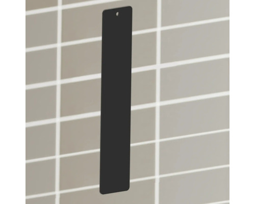 Zwart inspectieluik met inspectiegat