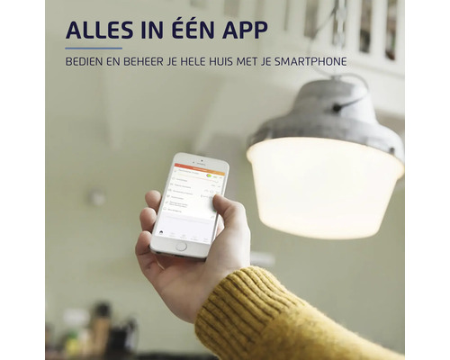 Smartphone-app voor het bedienen van een lamp