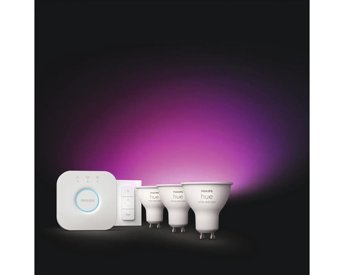 Philips Hue starterset met drie lampen, dimschakelaar en bridge