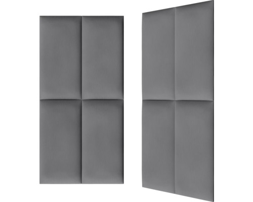 Twee grijze akoestische panelen