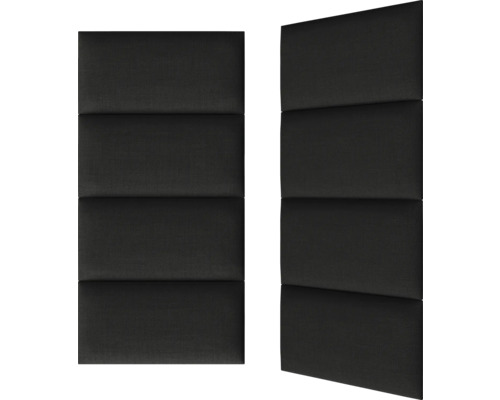 Twee geluidswerende panelen met rechthoekige vorm en vier segmenten