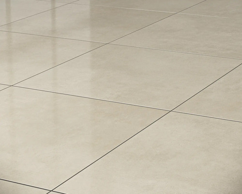 Tegelvloer met vierkante tegels en voegen