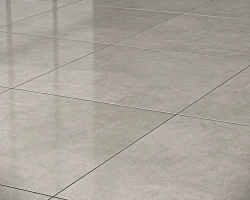 Gelegde vloertegels met een mat oppervlak