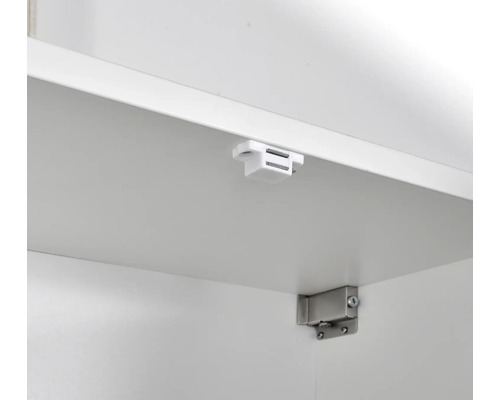 Kastinterieur met magnetische snapper en scharnier