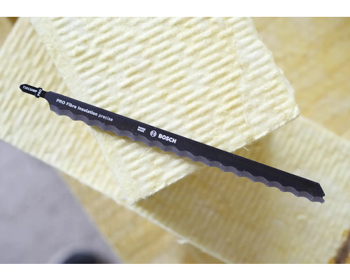 Bosch decoupeerzaagblad voor het snijden van isolatiemateriaal