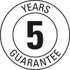 5 jaar garantie