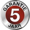 5 jaar garantie