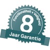 8 jaar garantie