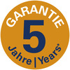 5 jaar garantie