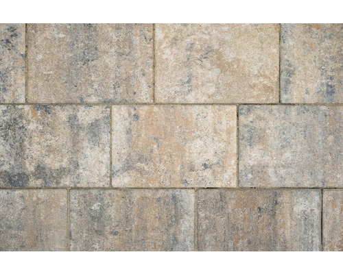 Gelegde bestrating van steen