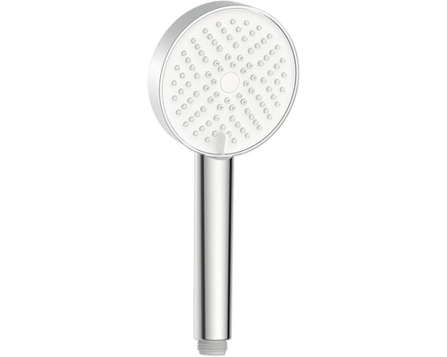 Handdouche van chroom met meerdere straalsoorten voor de badkamer
