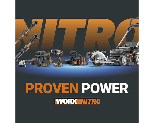 Worx Nitro tuingereedschap en elektrisch gereedschap overzicht