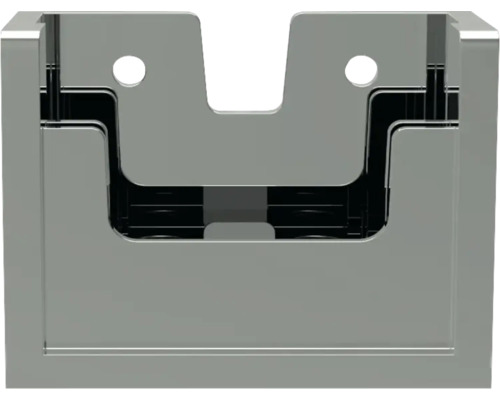 Grijze brievenbus voor wandmontage