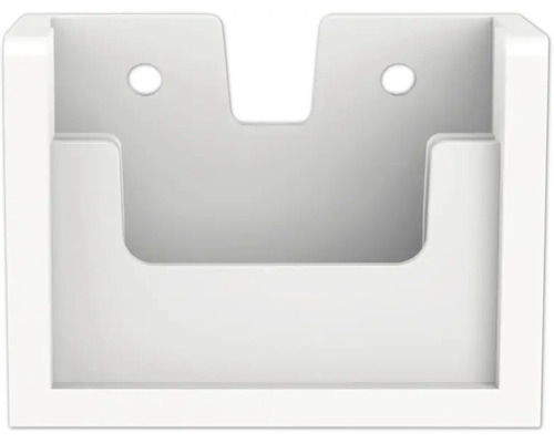 Brochurehouder van kunststof voor wandmontage