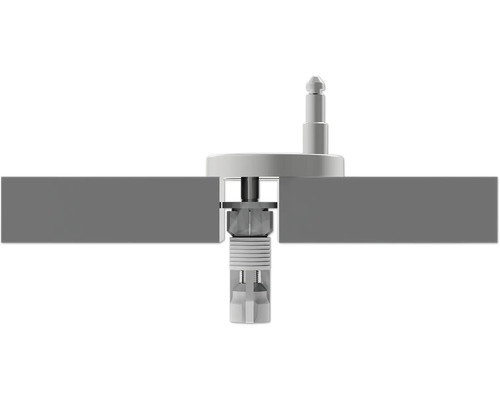 Bevestigingselement voor montage door een wand