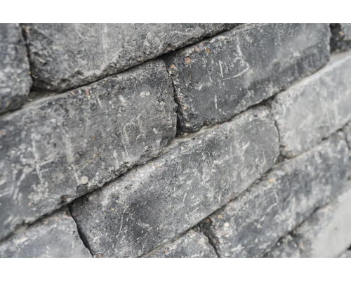 Close-up van een muur van betonstenen