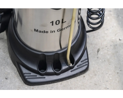 Drukspuit met 10 liter vulvolume en Made in Germany markering