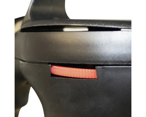 Detailweergave van een instelschijf op een gereedschap