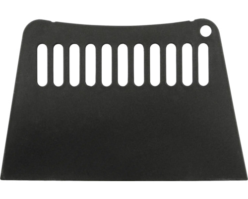 Schraper met gaten voor reiniging