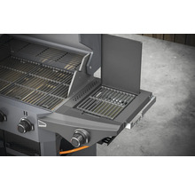 Gasbarbecue met grillroosters en zijbrander