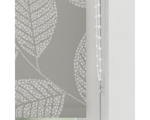 Rolgordijn met bladerpatroon en kettingbediening