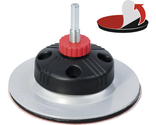 Schuurzool met klittenband voor schuurschijven