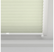 Detailopname van een plisségordijn voor het raam