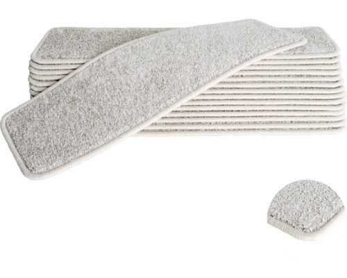Trapmat Fortuna 70 beige 20x65 cm set van 15 Traptreden set voor trappen