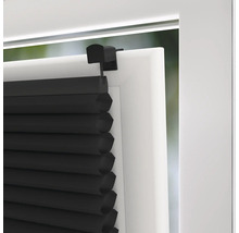 SOLUNA Klemplissé top-down & bottom-up met gelijkgekleurd mechaniek zwart 55x130 cm