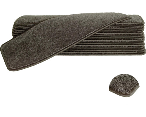 Trapmat Sweet 75 grijs 20x65 cm set van 15 Stapelmattenset voor trappen