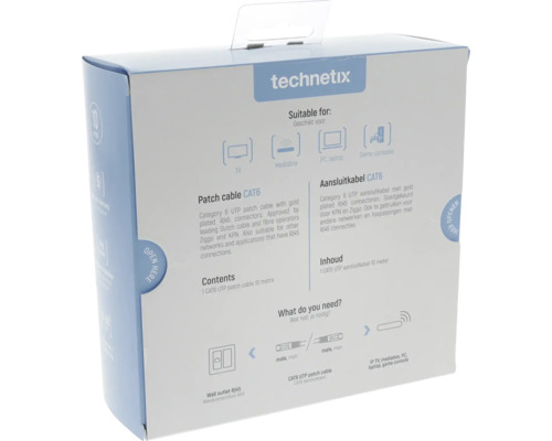 Technetix Patchkabel CAT6 verpakking