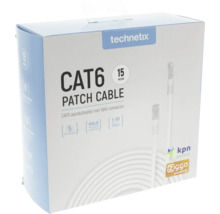 Technetix CAT6 patchkabel, 15 meter, verpakking