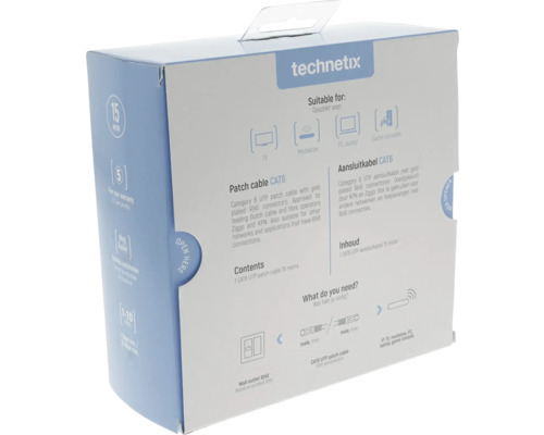 Technetix patchkabel CAT6 verpakking