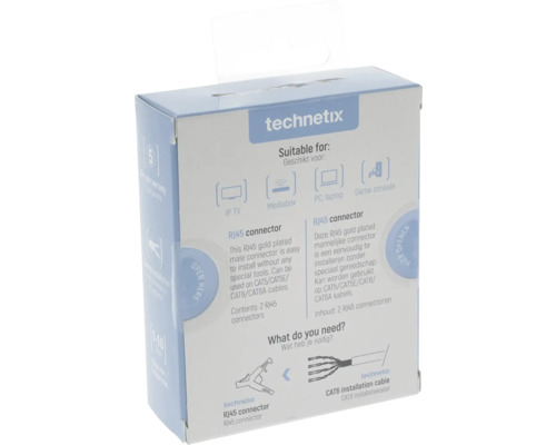 Technetix RJ45-connector verpakking