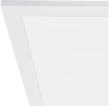 Detail van een witte plafondplaat