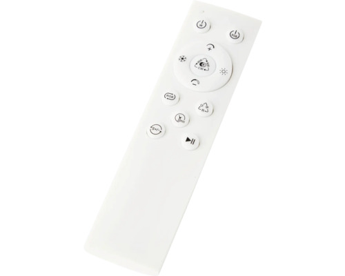 Witte afstandsbediening voor lampen voor het bedienen van lichtfuncties
