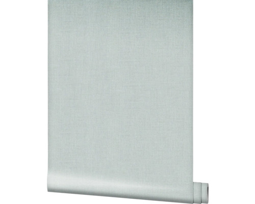 MARBURG Vliesbehang 31606 Avalon effen grijs/groen Rol behang met textielpatroon voor wanddecoratie