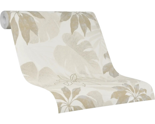 Rol behang met bladmotief voor wanddecoratie