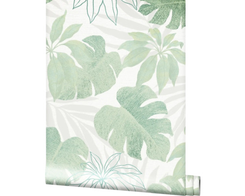 MARBURG Vliesbehang 31604 Avalon bladeren groen Rol behang met tropische plantenmotieven