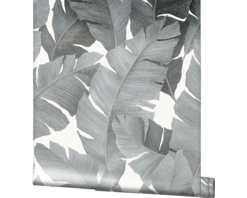Behangrol met bladerpatroon