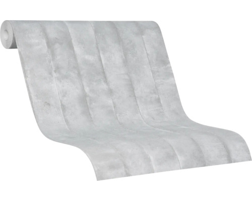 Behang met betonlook op een rol