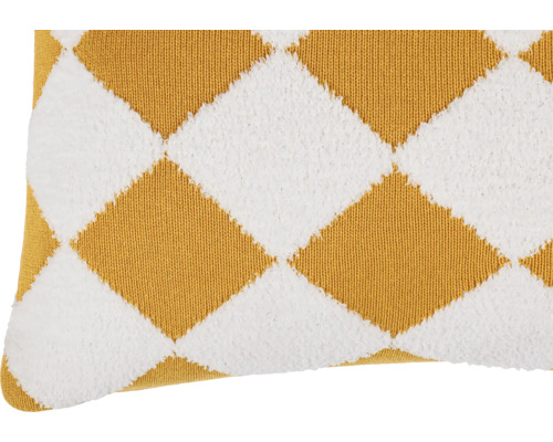 Decoratief kussen met ruitpatroon