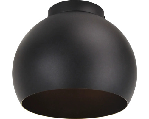Zwarte lampenkap in koepelvorm