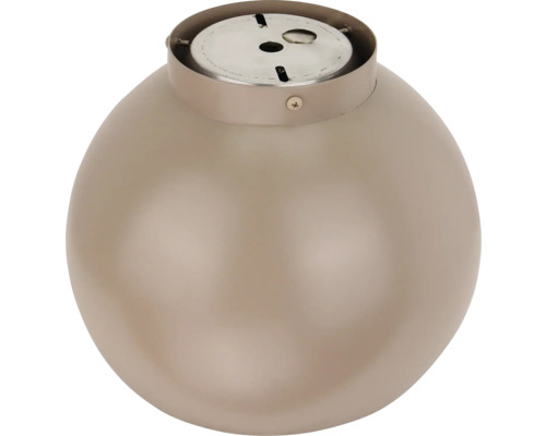 Bolvormige plafondlamp van metaal