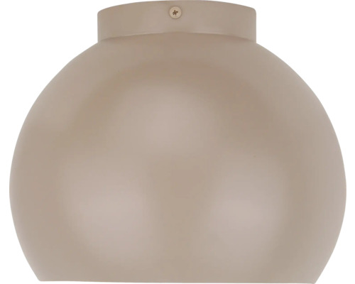 Plafondlamp met halfronde kap