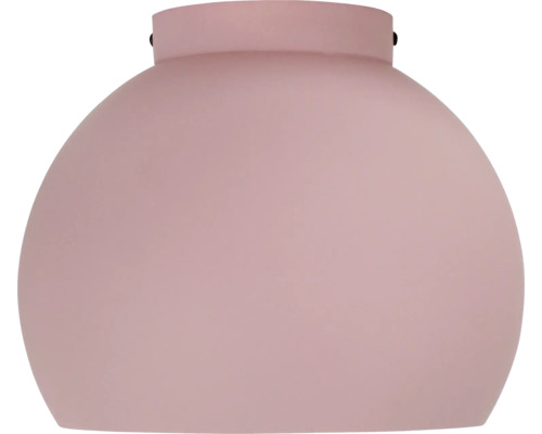 Roze lampenkap van glas