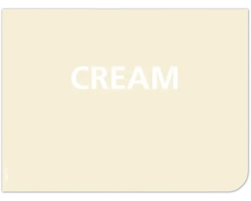 Crèmekleurige achtergrond met het woord Crème.