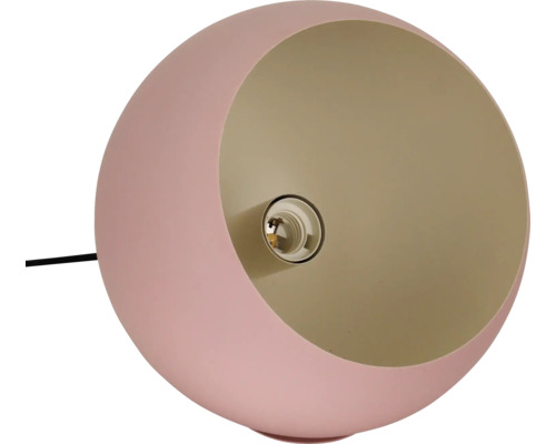 Roze bolvormige lamp voor binnenshuis