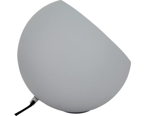 Halfronde tafellamp van kunststof