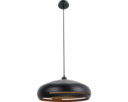 Hanglamp met ronde lampenkap en ophanging